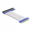 Riser card DeLOCK PCI Express x8 ficha para slot x16 com cabo 20 cm