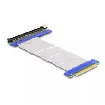 Riser card DeLOCK PCI Express x8 ficha para slot x16 com cabo 20 cm