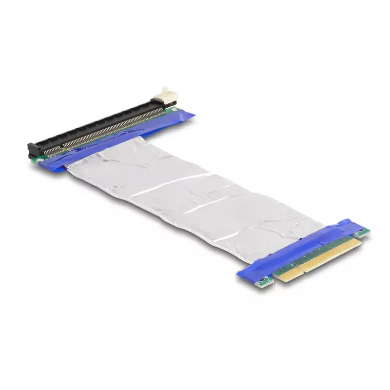 Riser card DeLOCK PCI Express x8 ficha para slot x16 com cabo 20 cm