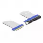 Riser card DeLOCK PCI Express x8 ficha para slot x16 com cabo 20 cm