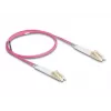 Cabo de fibra ótica DeLOCK LC Duplex para LC Duplex OM4 1m