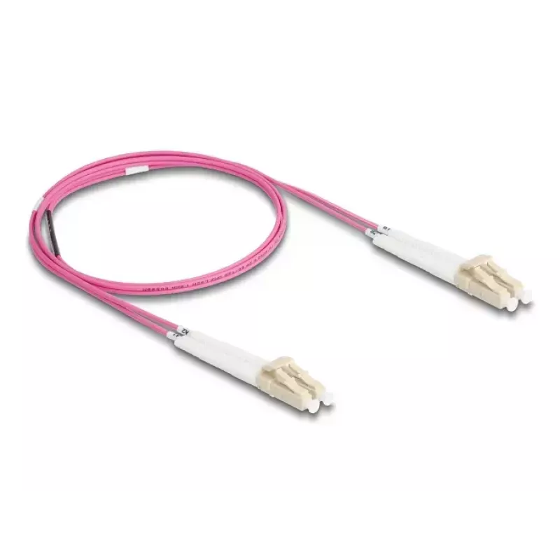 Cabo de fibra ótica DeLOCK LC Duplex para LC Duplex OM4 1m