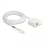 Tomada de ligação de fibra ótica DeLOCK 2 x SC/APC Simplex 20 m cabo