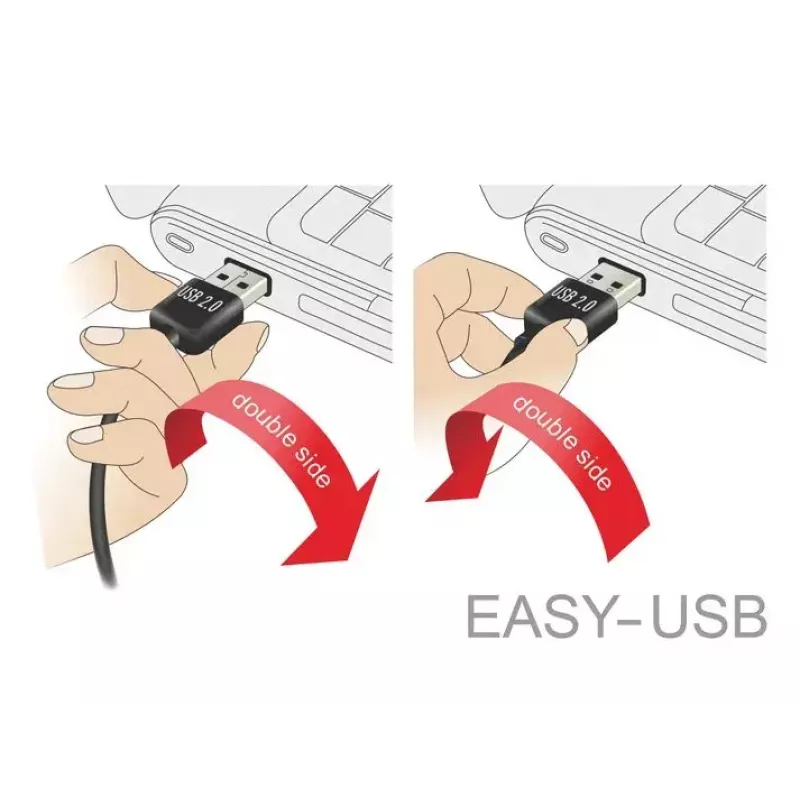 Cabo USB DeLOCK 83856 USB 2.0 2m USB A Micro-USB B preto