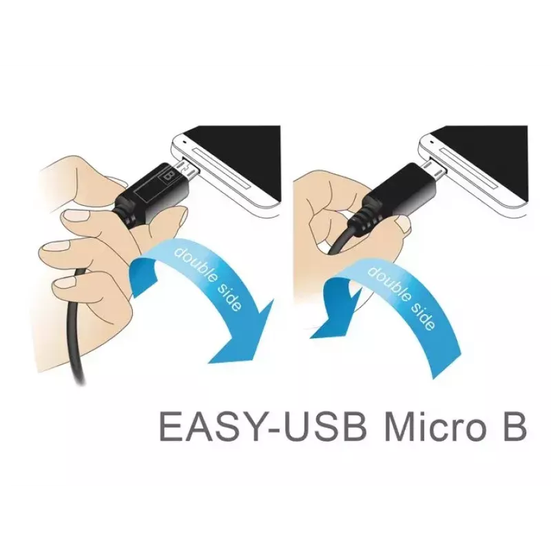 Cabo USB DeLOCK 83856 USB 2.0 2m USB A Micro-USB B preto