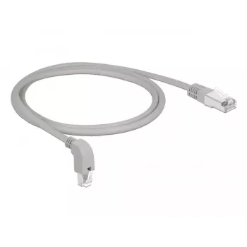 Cabo de rede DeLOCK 85874 RJ-45 Cat6a 1 m cinzento