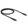 Cabo USB DeLOCK 85207 USB 3.2 Gen 2 1 m USB-C preto