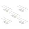 Montagem para abraçadeira de cabo DeLOCK 18679 branco nylon 10 unid.