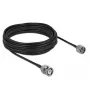 Cabo coaxial LMR195 DeLOCK 90425 10 m preto cinzento