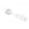 Fixador de cabos DeLOCK 60178 branco 10 unid.