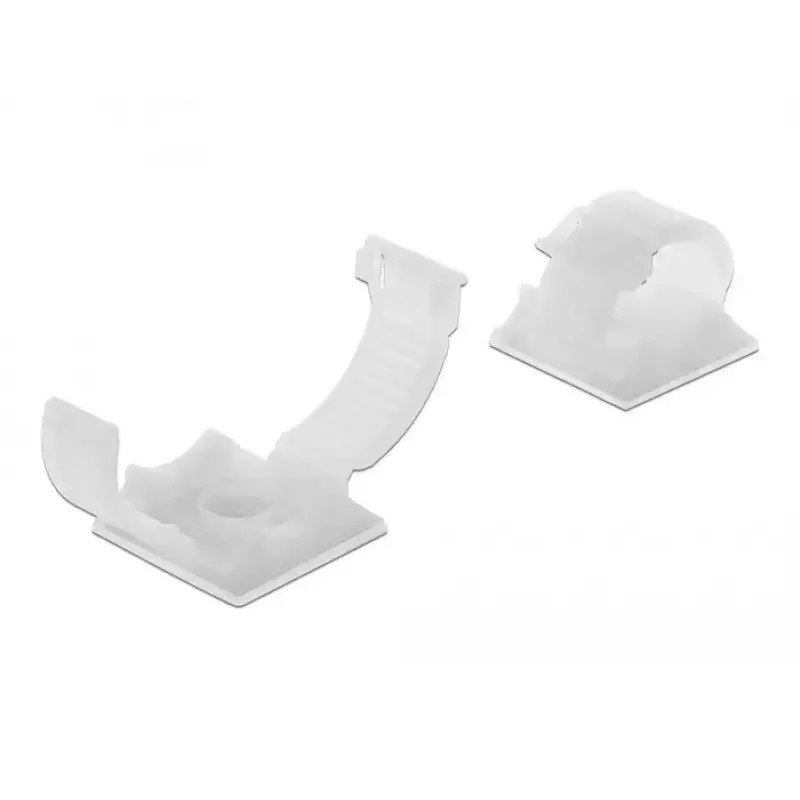 Fixador de cabos DeLOCK 60178 branco 10 unid.