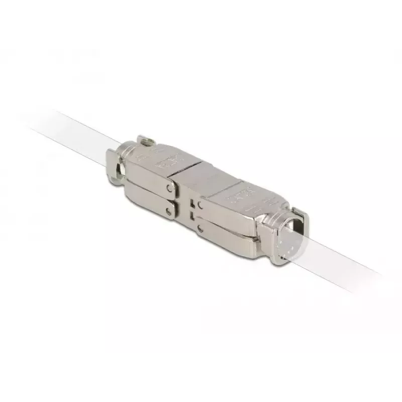Acoplador para cabo de rede DeLOCK Cat.6A STP sem ferramentas