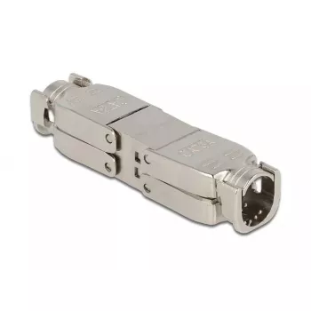 Acoplador para cabo de rede DeLOCK Cat.6A STP sem ferramentas