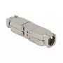 Acoplador para cabo de rede DeLOCK Cat.6A STP sem ferramentas
