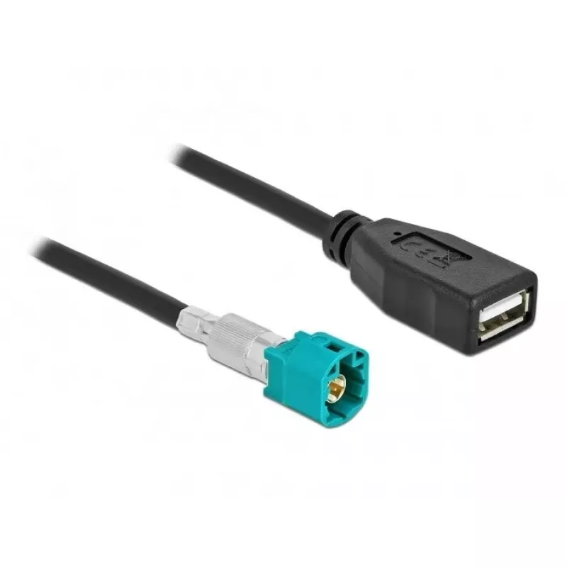 Cabo HSD Z macho para USB 2.0 Type-A fêmea 1 m DeLOCK