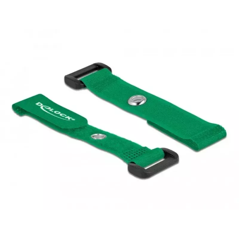 Abraçadeira de velcro DeLOCK 19541 verde 150 mm 5 unid.