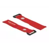 Abraçadeira de velcro DeLOCK 19550 vermelho 3 unid.