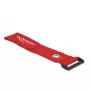 Abraçadeira de velcro DeLOCK 19550 vermelho 3 unid.