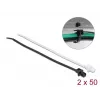 Abraçadeira com base de lamelas DeLOCK 19502 C 200 x L 4,8 mm 100 unid.
