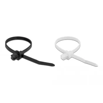 Abraçadeira com base de lamelas DeLOCK 19502 C 200 x L 4,8 mm 100 unid.
