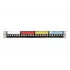 Patch panel DeLOCK 19 polegadas 24 portas com calha de encaminhamento de cabos