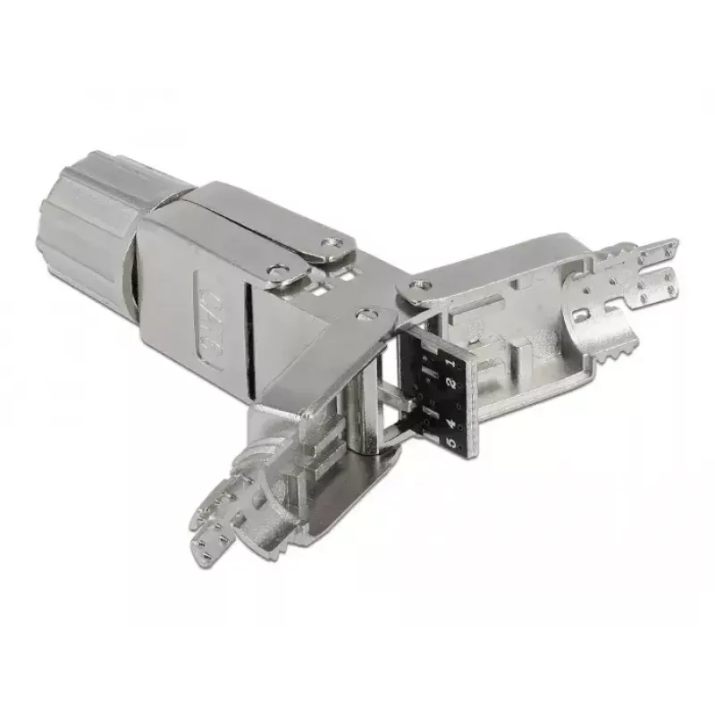Acoplador para cabo de rede DeLOCK Cat.6 STP sem ferramentas