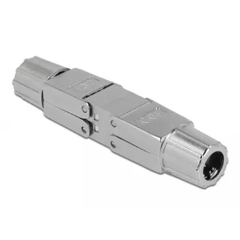 Acoplador para cabo de rede DeLOCK Cat.6 STP sem ferramentas