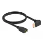 Cabo de extensão DisplayPort DeLOCK 90° para baixo curvado 8K 1 m