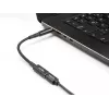 Cabo adaptador DeLOCK USB Type-C fêmea para Dell 4,5 x 3,0 mm macho 15 cm