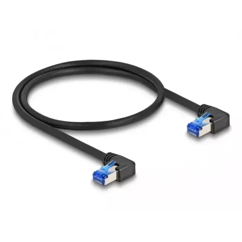 Cabo de rede DeLOCK RJ45 Cat.6A S/FTP 2 m preto