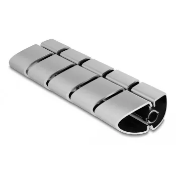 Elemento de montagem para calha de cabos DeLOCK 20802 75 x 45 mm 5 unid. prateado