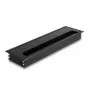Passagem de cabos DELOCK 66857 para secretária, preto, 80×280×28 mm, 1 unid.
