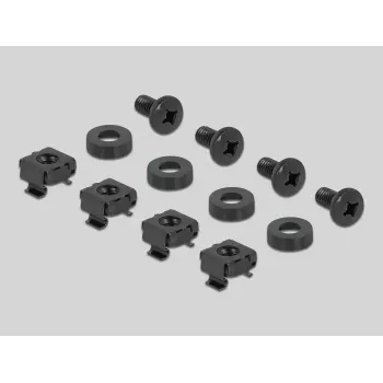 Painel de gestão de cabos DeLOCK 10 polegadas 66843 preto