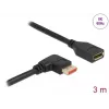 Cabo de extensão DisplayPort DeLOCK 87079 3 m 8K 60 Hz inclinado