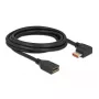 Cabo de extensão DisplayPort DeLOCK 87079 3 m 8K 60 Hz inclinado