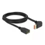 Cabo de extensão DisplayPort DeLOCK 90° inclinado para cima 8K 60 Hz 2 m