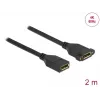 Cabo DisplayPort fêmea para fêmea para montagem em painel DeLOCK 87101