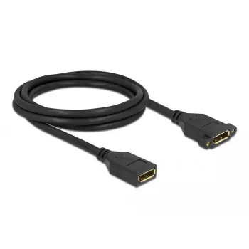 Cabo DisplayPort fêmea para fêmea para montagem em painel DeLOCK 87101