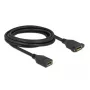 Cabo DisplayPort fêmea para fêmea para montagem em painel DeLOCK 87103 3 m