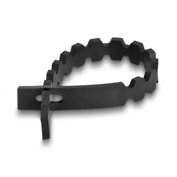 Abraçadeira de cabos reutilizável DeLOCK 19002 flexível reutilizável 20 unid. preto branco