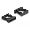 Suporte de cabos DeLOCK 60486 25 mm preto 4 unid.