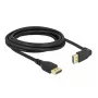 Cabo DELOCK DisplayPort 3 m, DisplayPort para DisplayPort, 5,7 mm de diâmetro, suporta até 32 canais de áudio