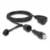 Cabo de rede DeLOCK RJ45 macho para RJ45 macho Cat.6 STP 2 m IP68