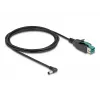 Cabo DeLOCK PoweredUSB macho 12 V para DC 5,5 x 2,1 mm macho inclinado 2 m