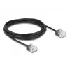 Cabo de rede DeLOCK RJ45 Cat.6 UTP 5 m preto