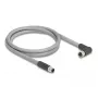 Cabo de sensor/atuador DeLOCK 3 m RST M12 cinzento 80544