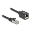 Cabo de rede DeLOCK 90320 RJ-45 Cat6a 1 m preto