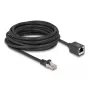 Cabo de rede DeLOCK 90320 RJ-45 Cat6a 1 m preto