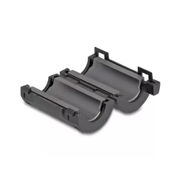 Pinça de núcleo de ferrite DELOCK 80947, preto, 36×19,5×18 mm, pack de 2