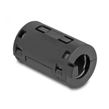 Pinça de núcleo de ferrite DELOCK 80947, preto, 36×19,5×18 mm, pack de 2